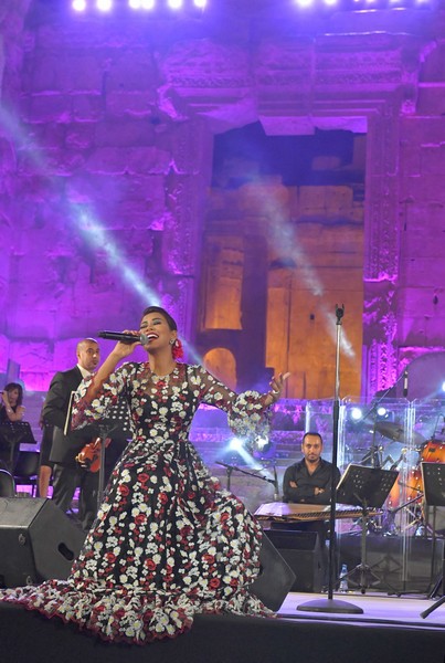 Sherine Abdel Wahab at Baalbeck Festival